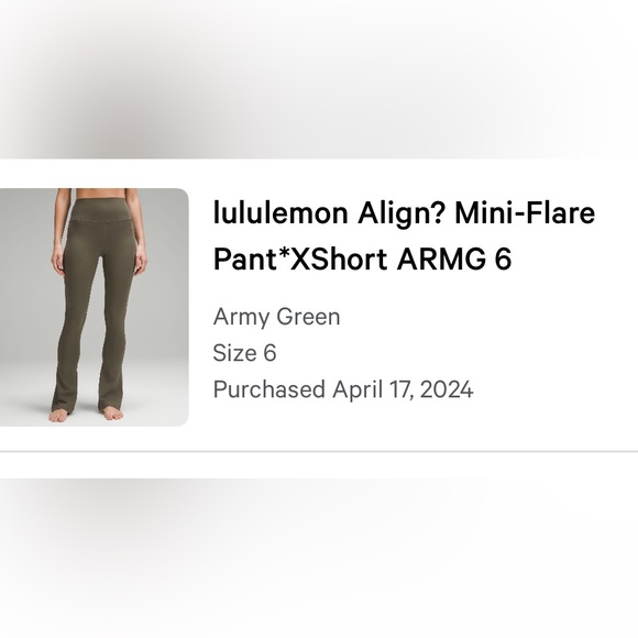 Lululemon align mini flare pants - Picture 6 of 6